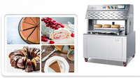 Outil de découpe de pain horizontal commercial à faire soi-même, diviseur de pâtisserie, de gâteaux en couches, machine à découper la base des gâteaux, trancheuse à gâteaux