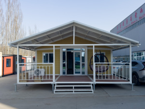Maison préfabriquée moderne en acier léger mobile <span class=keywords><strong>de</strong></span> 20 pieds et 30 pieds, extensible, deux chambres, maison portable, salon, magasin - Product Image 4