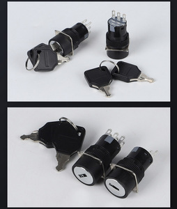 High Quality 16mm Electronic Lock <strong>Key</strong> <strong>Switch</strong> 2 <strong>Position</strong>/3 <strong>Position</strong> <strong>Key</strong> Lock <strong>Switch</strong>/<strong>key</strong> Operated <strong>Switch</strong> - Product Image 5