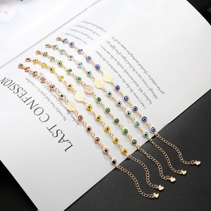Pulseras de Diseñador para Mujer JML con Colgante de Ojo Turco Azul, Bañadas <span class=keywords><strong>en</strong></span> Oro de 14K, Joyería de Moda de Último Diseño para <span class=keywords><strong>la</strong></span> <span class=keywords><strong>Amistad</strong></span> - Product Image 5