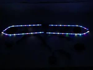 Kit Halos 2015 + pengisi daya RGBwa, lampu depan kustom lampu mata malaikat seri ARUS
