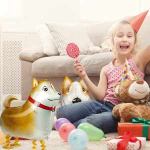 In the Trend Glossy Version Pet Walking <b>Balloons</b> Birthday Party Helium Aluminum Foil 25g - Product Image 4