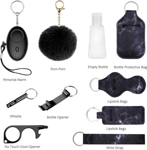Abridor de botellas de anillo para hombre a granel, accesorios personalizados promocionales, llavero de autodefensa de seguridad de Metal para mujer - Product Image 2