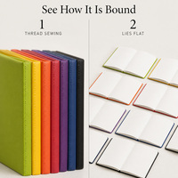 Carnets de notes A6 pour étudiants en stock, personnalisables, avec couverture rigide, organisateur/agenda de bureau, avec sangle, en cuir coloré, format A5, idéal comme cadeau