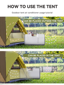 Mini climatiseur portable 4800 BTU, puissance de refroidissement, pour voiture, 110V 220V, pour le camping en plein air et les voyages - Product Image 5