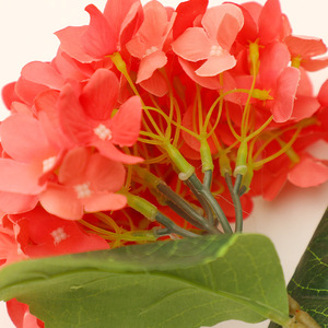 <b>Artificial</b> <b>Hydrangea</b> Single Branch Plastic Silk Flower Realistic Wedding Decoration - Product Image 5