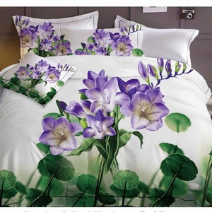 Nhà Máy Giá Thấp 3D In Dệt Vải Bán Buôn 100% <span class=keywords><strong>Polyester</strong></span> Giường Làm Khăn Trải Giường In Vải Linen Dệt - Product Image 3