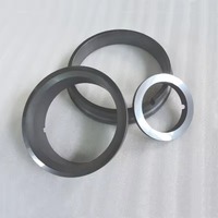 Bague d'étanchéité en carbure de silicium fritté SSiC polie, résistante à l'usure, dense, pour joints de pompes de machines industrielles, dessin personnalisé