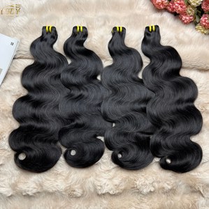 Lots de <span class=keywords><strong>Cheveux</strong></span> Indiens Vierges Bruts 12A15A, Ondulés, Double Trame, Cuticules Alignées, <span class=keywords><strong>Cheveux</strong></span> Humains Remy pour Femmes, Vente en Gros - Product Image 1
