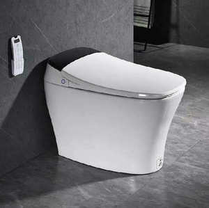 Best Selling Matte <strong>Black</strong> Color Wall Mounted Concealed Flushing Tank Wash Down Ceramic <strong>Toilet</strong> and Built in Wash Closet WC - Product Image 5