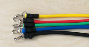 Bandes de résistance réglables LXY-2006 TPE, durables, logo personnalisé, ensemble de 11 bandes de résistance en boucle - Product Image 4