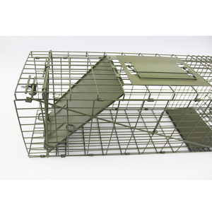 Trappola per animali selvatici Haierc in metallo robusto, gabbia umana per la cattura di animali vivi, per conigli, scoiattoli, gatti randagi e piccoli roditori - Product Image 5