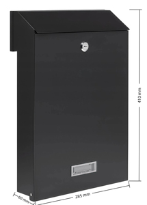 Lockable Through-the-<strong>Wall</strong> Mailbox Waterproof Recessed In-<strong>Wall</strong> Letter <strong>Box</strong> Powder Coated Steel Outdoor <strong>Post</strong> <strong>Box</strong> <strong>for</strong> Home Garden - Product Image 5
