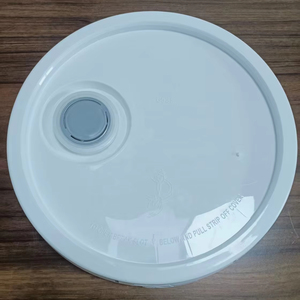 6-Gallon Plastic Bucket and Lid with Pour Spout and Gasket Metal Handles with Plastic Grip for Easy Carrying - Product Image 2