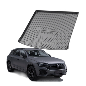 Tappetino bagagliaio posteriore per auto nero per VW <span class=keywords><strong>Touareg</strong></span> 2019-2023 bagagliaio vassoio Cargo Liner per VW <span class=keywords><strong>Touareg</strong></span> 2011-2018 - Product Image 1