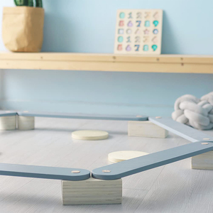 LM KIDS Planche d'équilibre Offre Spéciale en <span class=keywords><strong>bois</strong></span> Jouet d'exercice Montessori pour enfants <span class=keywords><strong>Poutre</strong></span> d'équilibre pour pieds de bébé - Product Image 6