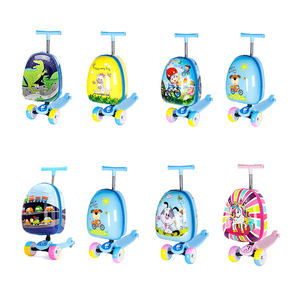 กระเป๋าเดินทางเด็กลายการ์ตูนออกแบบได้ตามต้องการกระเป๋าเดินทางของเด็กแบบน่ารักพร้อมสเก็ตบอร์ด - Product Image 3