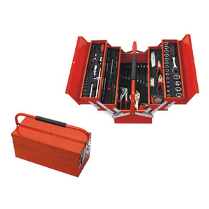 85PCS Tool Set Iron Box With 3 Drawers 72 Teeth Auto Release Wrench Mechanic Tool Kit for Repair Workshop Garage