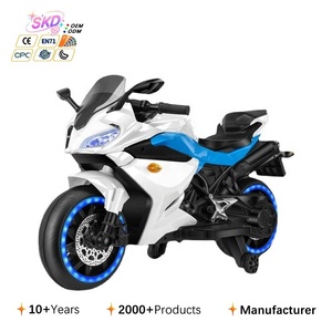 <span class=keywords><strong>Moto</strong></span> électrique pour enfants surdimensionnée à double batterie, jouet pour enfants, cadeau, en plastique, peut accueillir des adultes, rechargeable - Product Image 1