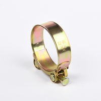 Pinces à tubes réglables robustes en zinc Collier de serrage à boulon en T Collier de serrage à boulon en T avec boîtier à bande et vis