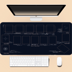 แผ่นรองเล่นการ์ดเกม TCG แบบกำหนดขนาดได้ คุณภาพสูง ผลิตจากยางนุ่ม กันลื่น ทนทาน ผิวขัดเงา สำหรับเล่นโป๊กเกอร์ - Product Image 6