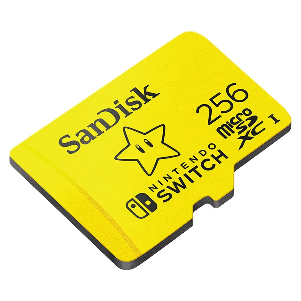 Original SanDisk Micro tf SD Card 256GB SDSQXAO UHS-I Flash haute vitesse TF Card 512GB 128GB Nin tendo Switch Carte mémoire