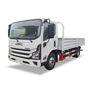 8 toneladas JMC camión 4x2 camión de carga 6 ruedas pequeño camión doble fila cabina motor diésel - Product Image 1
