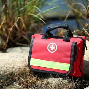 200 Stuks Waterdichte Gepersonaliseerde EHBO Survival Noodsituatie Kit Lege Tas Met Medische Benodigdheden Voor Camping Auto Reizen Logo