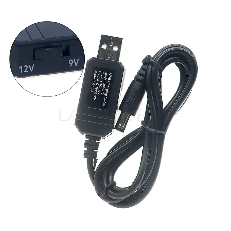 Высококачественный USB 5 В до 9 В 12 В повышенный кабель питания постоянного тока для маршрутизатора