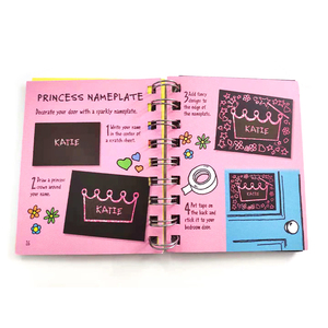 Individuell Bedruckte Usborne Übungs-Kinder-Zaubermalbücher Glitzer-Kratzpapier-Karten Buchdruck - Product Image 5