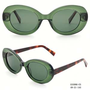 Gafas de Sol Personalizadas con Logotipo, de Moda para Hombre y Mujer, Colores Jelly Y2K, Protección UV400, Montura Ovalada de Acetato Hecha a Mano - Product Image 4