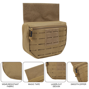 Bolsa Táctica Frontal para Exteriores, Riñonera EDC para Hombre, Bolsa Molle para Chaleco, Riñonera, Bolsas de Accesorios para Camping y Caza - Product Image 3