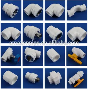 Пластиковые Заводские сантехнические материалы PPR трубы для трубных фитингов