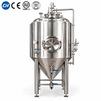Cuve de Fermentation de Bière 1000L en SUS304, Fermenteur Conique avec Contrôle Précis de la Température pour Brasserie Artisanale et Fermentation d'Alcool