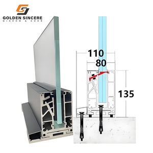 Valla de vidrio para patio de aleación de aluminio GS con paneles de vidrio de seguridad templado - Product Image 3