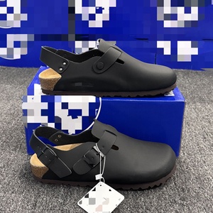 Sabots en liège en gros pour la revente, sandales à semelle souple, pantoufles d'été décontractées unisexe, sabots solides, semelle <span class=keywords><strong>de</strong></span> chaussure EVA style Birkenstock - Product Image 3