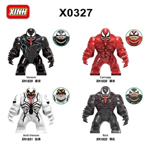Figurine de Super héros <span class=keywords><strong>Venom</strong></span>, blocs de construction de rodage, nouvelle Collection, jouets cadeaux pour enfants, X0327 - Product Image 2