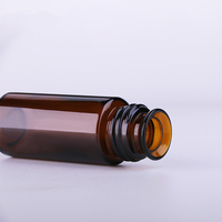 Bouteille de capsules en verre Teal 5ml-125ml Bouteille de fumée de parfum à large bouche protégée par la lumière Bouteille de distributeur de parfum à bouche évasée