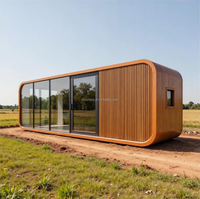 Langlebige Luxus-Fertighäuser Camping-Urlaubshäuschen Kleines Fertighaus für Glamping Tiny Home Bungalows Portail