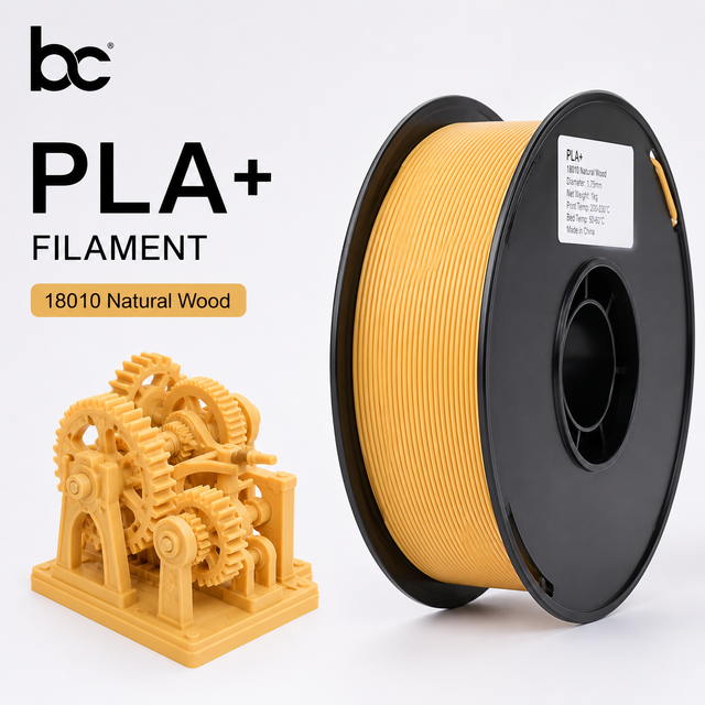Industrial Grade PLA+ Filament 1.75mm Diameter High Strength 3D Printer Filament 205-215 Printing Temperature