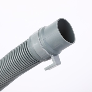 Tuyau de vidange de machine à laver universel en <span class=keywords><strong>PVC</strong></span> gris épaissi, surface mate rebondissante, connexion par douille, plusieurs tailles, 1 an - Product Image 4