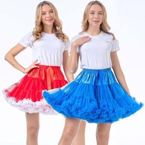 Vintage des années 1950 <span class=keywords><strong>jupon</strong></span> cerceau jupes couches moelleux sous-jupe adulte princesse Ballet danse jupons déguisement jupe en <span class=keywords><strong>Tulle</strong></span> - Product Image 1