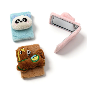 Specchietto Compatto Personalizzato con LOGO, Divertente Panda Cartoon in Peluche, Pieghevole, Doppio Lato, Morbido, Portatile, da Viaggio, Specchio Cosmetico per Ragazze, Idea Regalo - Product Image 6