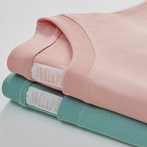 T-shirts amples en coton respirant de haute qualité et durables pour toute la famille, impression numérique personnalisée, t-shirts unis surdimensionnés pour hommes - Product Image 3