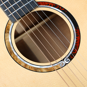 Guitarra Acústica Folk de Alta Gama Sevillana 1906, Diseño Único, Fabricada a Mano, 41 Pulgadas, Totalmente de Madera Maciza con Mástil de Palisandro - Product Image 5