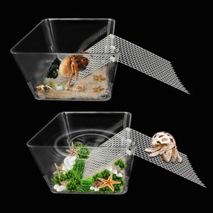 <span class=keywords><strong>Reptile</strong></span> Habitat Gecko Enclos Ermite Crabe Terrarium Tortue D'eau Réservoir Réservoir En Plastique pour <span class=keywords><strong>Reptile</strong></span> - Product Image 6