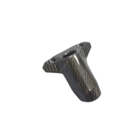 Cache-clé d'allumage et protection de silencieux en fibre de carbone sèche 3K 100% pour CFMOTO 450 SR