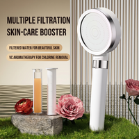 Pommeau de Douche Personnalisable avec Diffuseur de Parfum, Fonction Haute Pression, Pommeau de Douche Pluie, Pommeau de Douche de Voyage