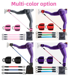 Bandes de Résistance Ajustables pour Entraînement Musculaire en Gros, Unisexe, Personnalisables, avec Sangles de Cheville - Product Image 5
