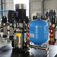 Pompe centrifuge verticale à fréquence variable à commande automatique intelligente pour la pressurisation de l'eau des villas et des immeubles de grande hauteur